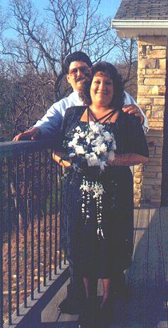 Mr. and Mrs. Mark Cross!  March 25, 2000